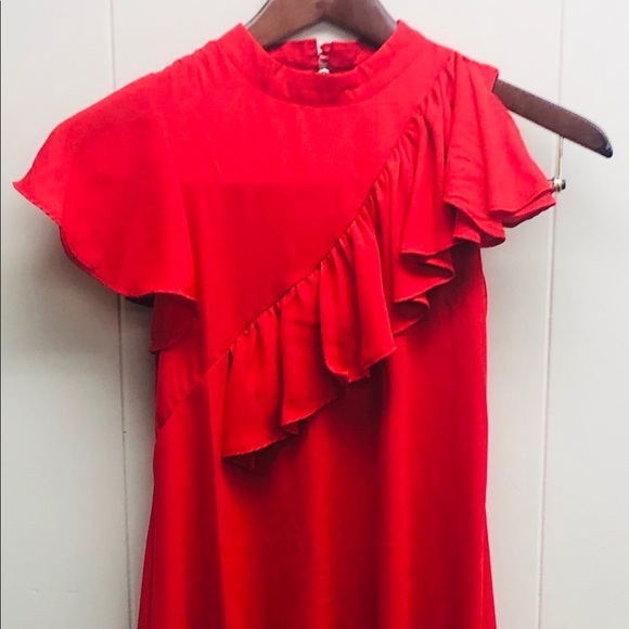 girls red dress size 12